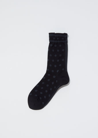 Classic Dot Socks — Black