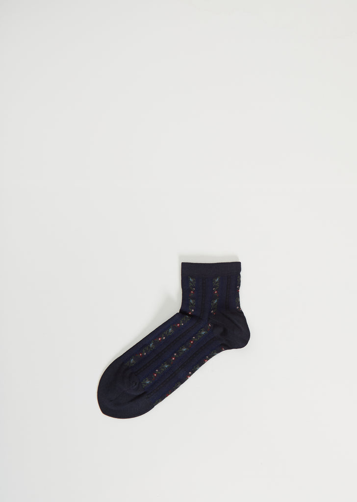 Compression IV Knit Socks — Navy
