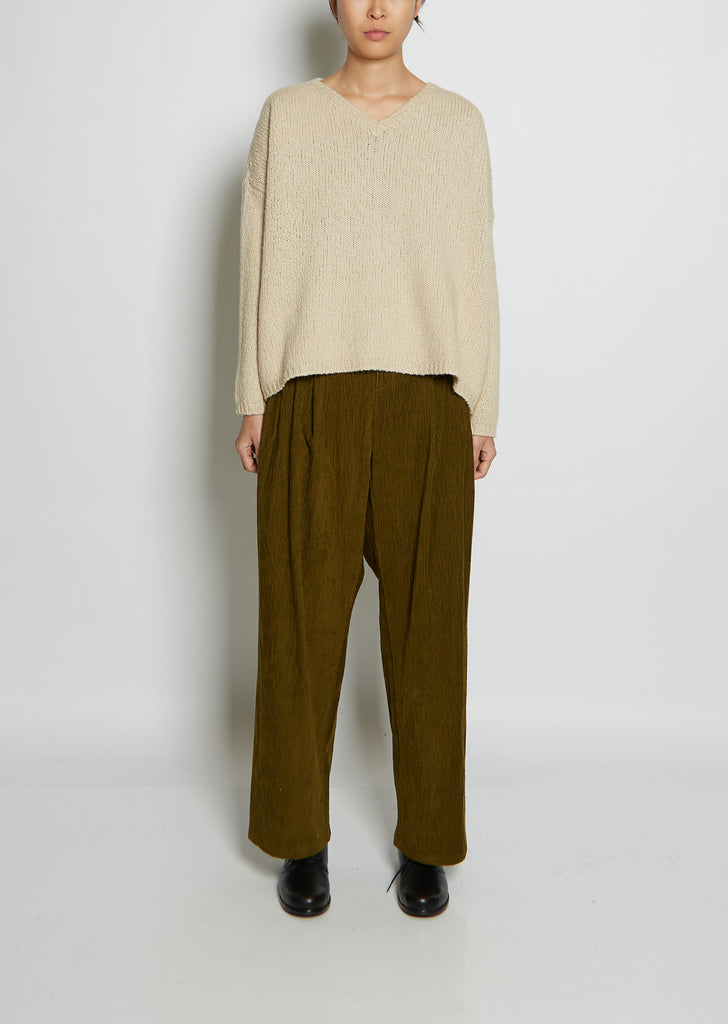 Wool & Alpaca Sweater — Butter