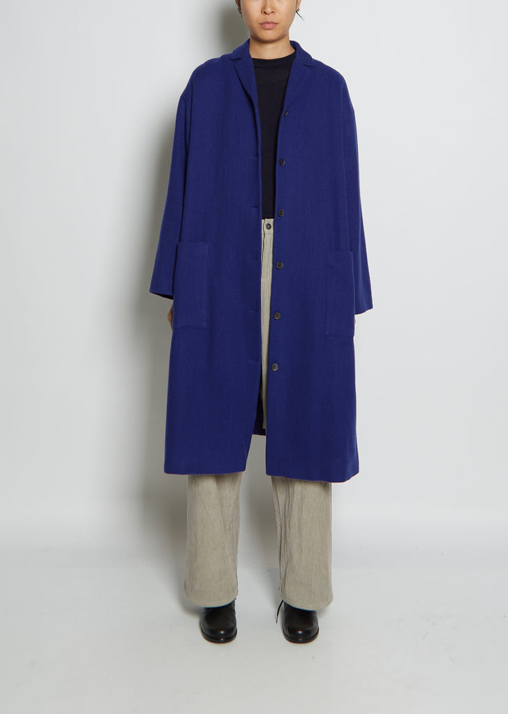 Wool Cashmere Pocket Overcoat
