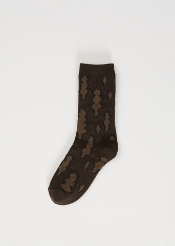 Wind Forest Socks — Brown