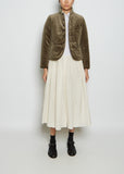 Jane Padded Cotton Velvet Jacket