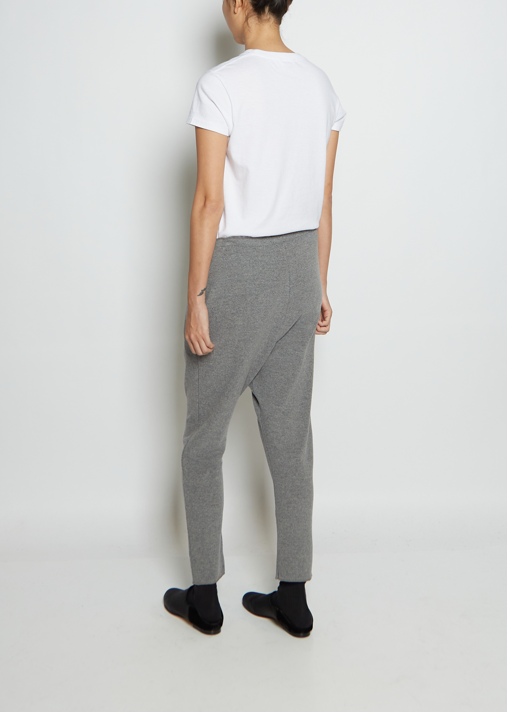 Cotton Blend Pantalone New Basic JP — Gray – La Garçonne