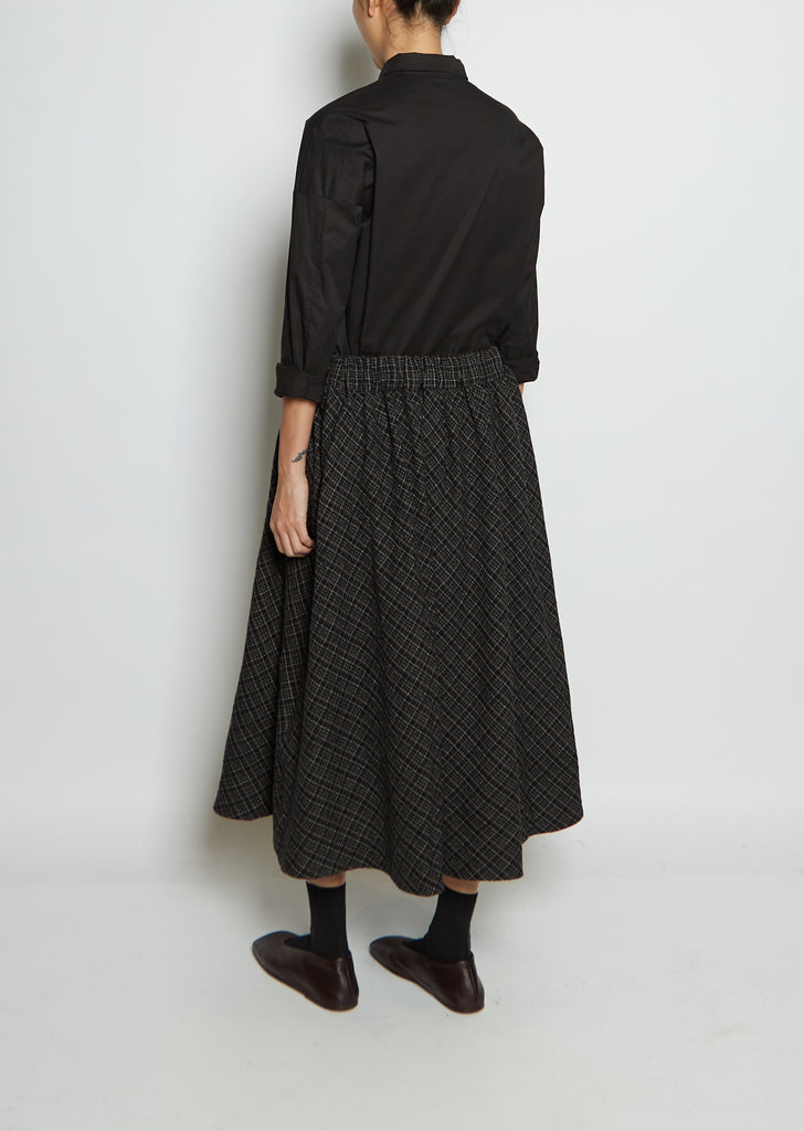 Tartan Wool Skirt
