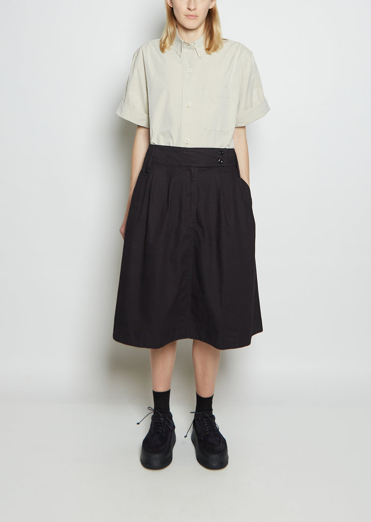 Cotton Twill Uniform Skirt