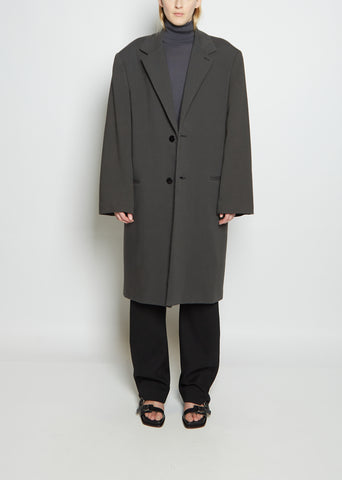 Unisex Chesterfield Wool Suiting Coat