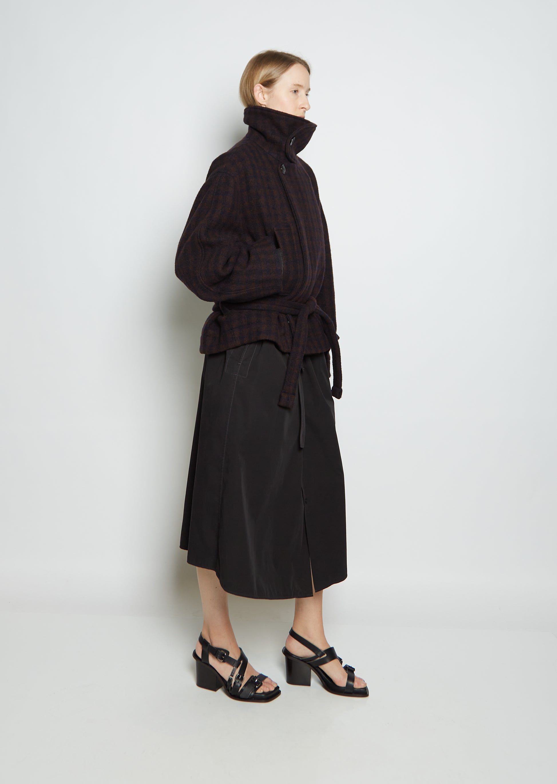 Norwegian Wool Women's Down Wrap Coat
