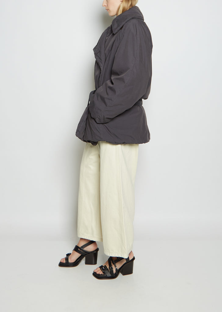 Wadded Short Cotton Trench