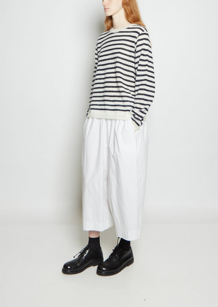 Petit Stripe Mohair Blend Sweater