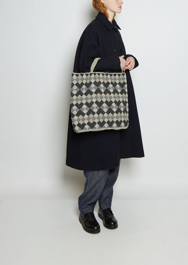 Wool Quilt Tote