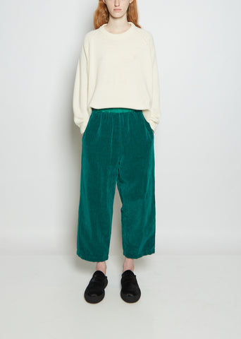 Tobba Cotton & Linen Velvet Worker Trouser