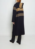 Wool Blend Loop Boa Long Coat