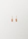 Diaspro Earrings — Pink Opal