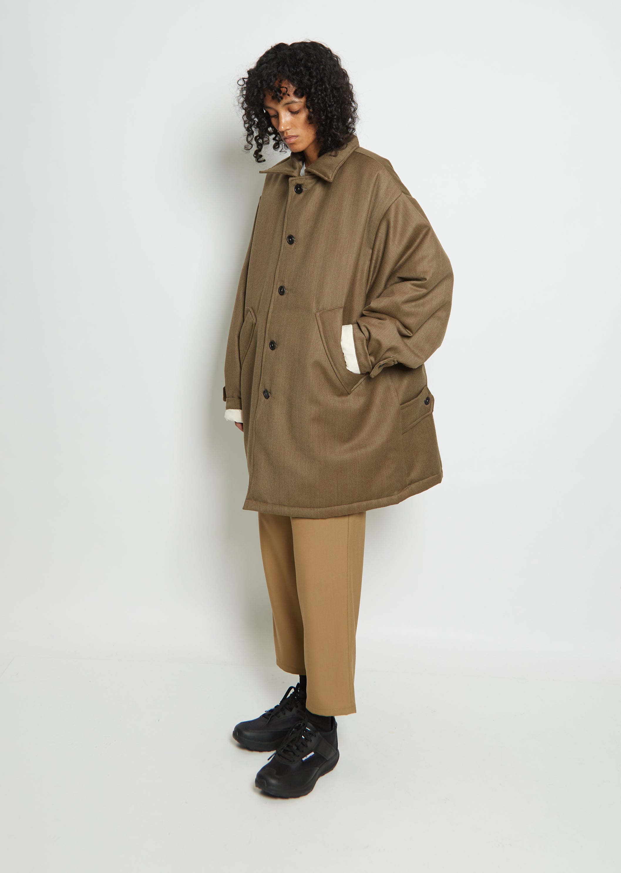 Wool Down Padded XXL Mac Jacket La Garconne