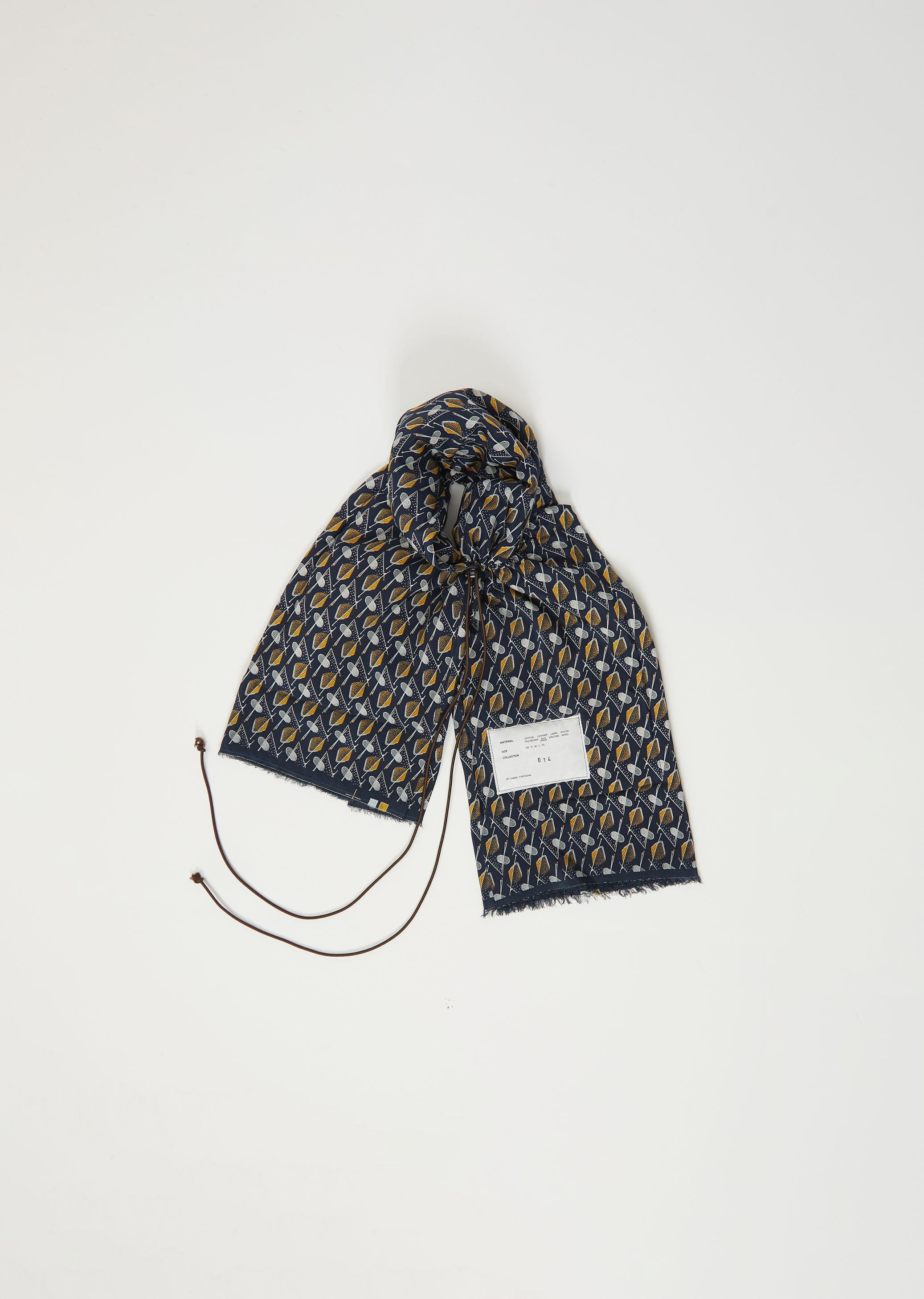 CAMIEL FORTGENS SHAWL VINTAGE SILK スカーフ