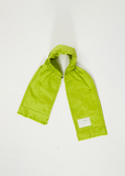 Dupion Silk Down Shawl — Green