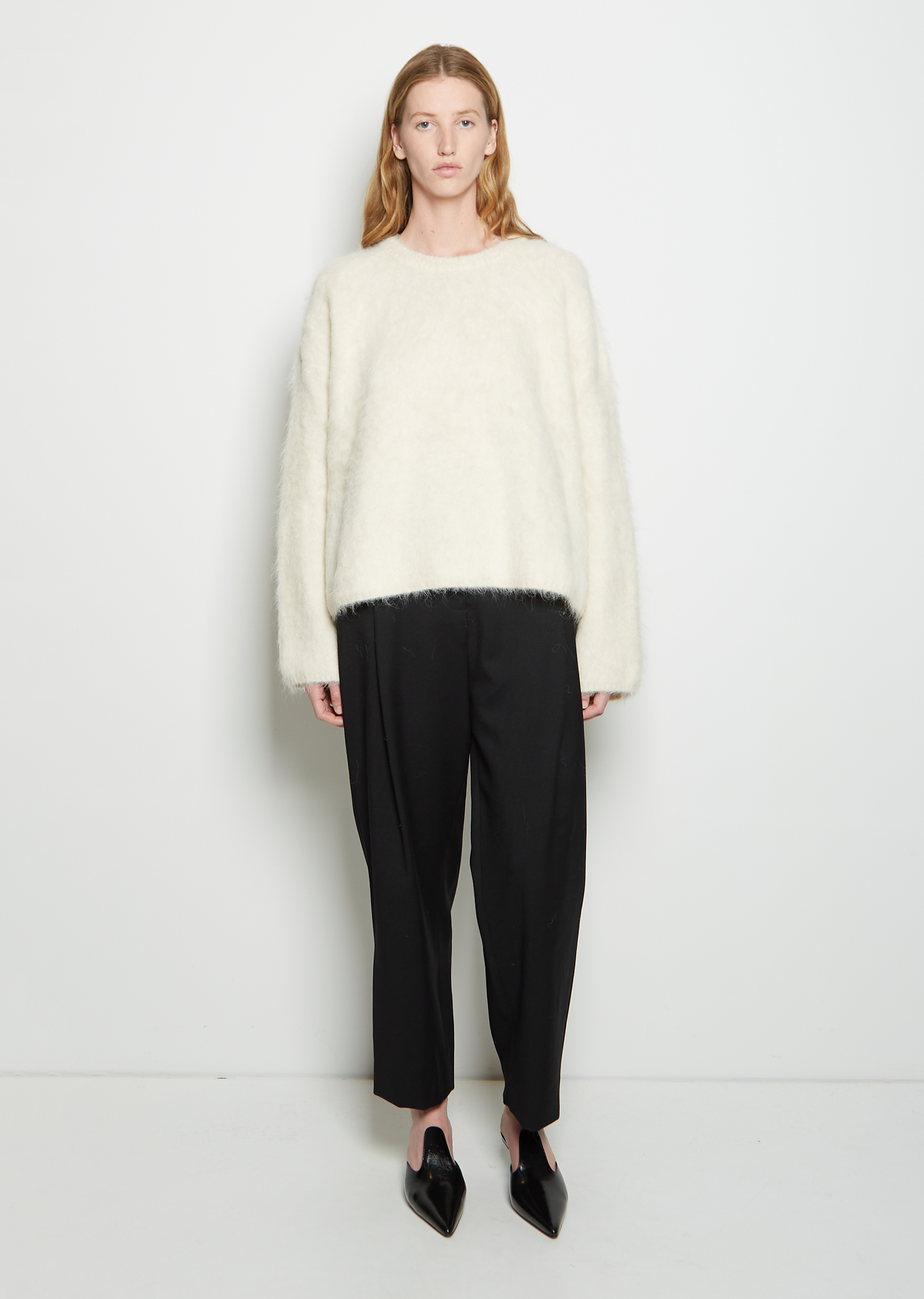 Boxy Alpaca Knit – La Garçonne Boxy Alpaca Knit – La Garçonne