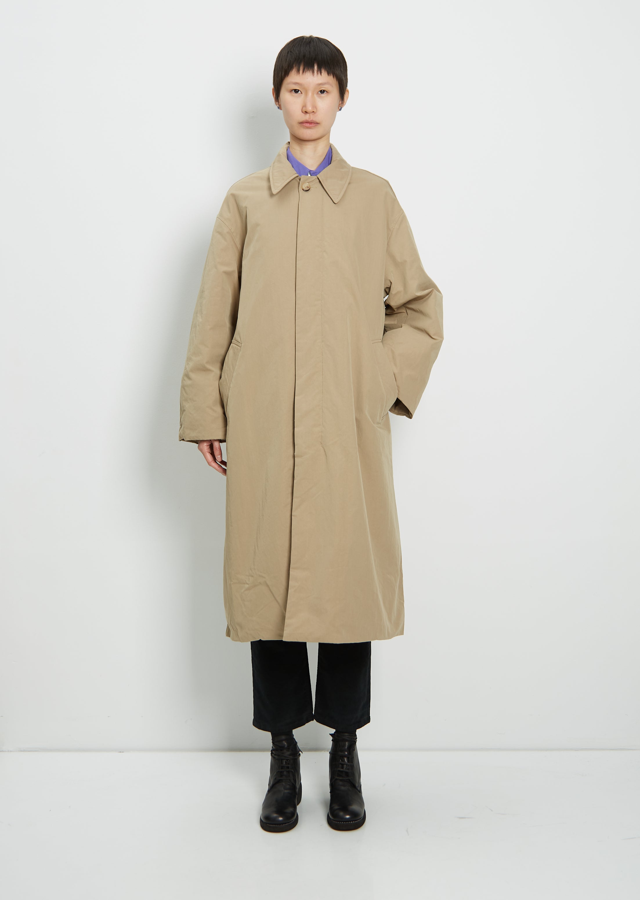 【送料&関税込】CourrA¨ges Polyester Padded Jacket Cotton Nylon Padded Coat – La Garçonne