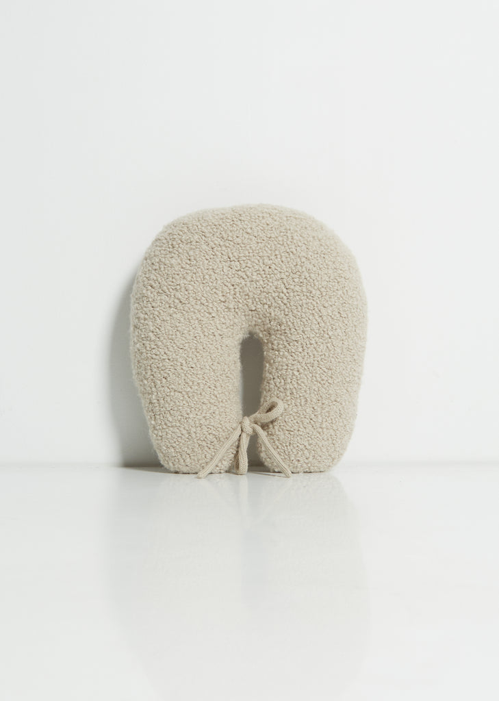 Alpaca Neck Pillow — Putty