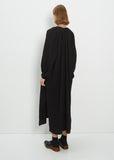 Jhula Long-Sleeve Maxi Dress — Black