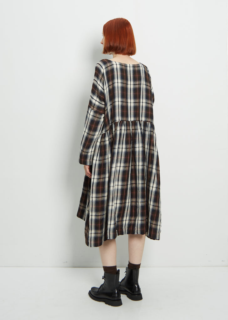 Wool Check Dress