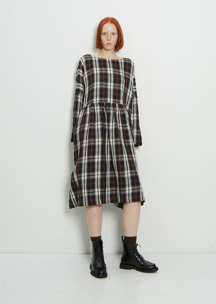 Wool Check Dress