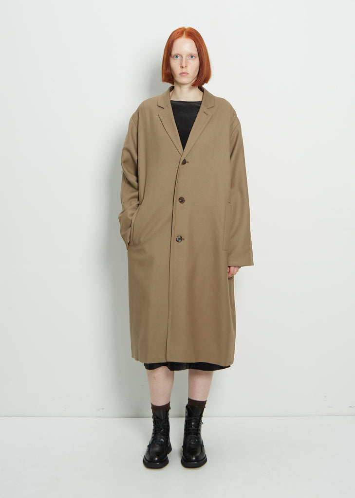 Wool Coat — Beige