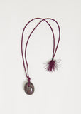 Ruby Silk Cord Necklace