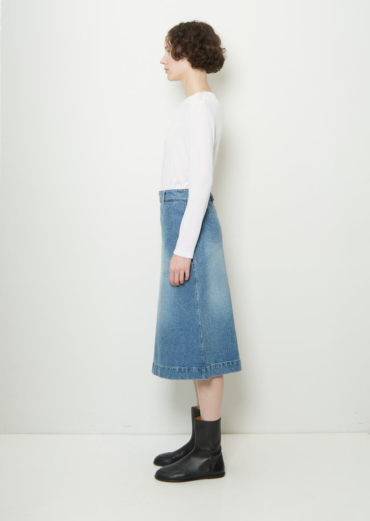 A—Line Denim Skirt