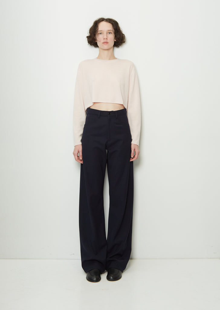 Chloe Cashmere Sweater — Soft Pink
