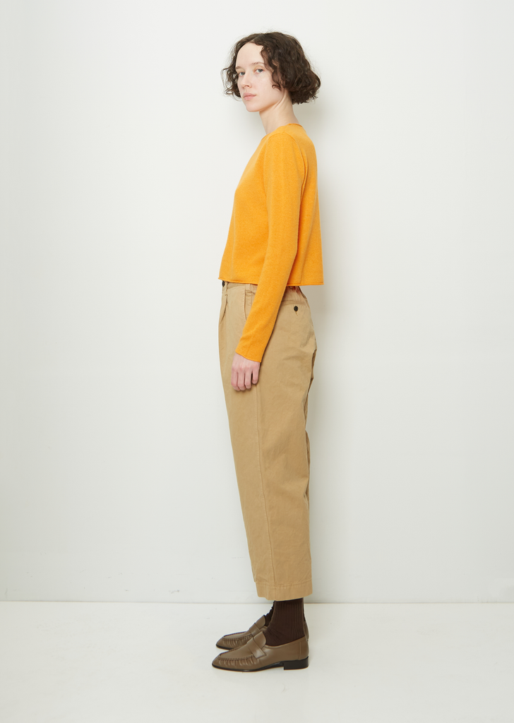 Ida Cashmere Sweater — Apricot