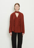 Viscose Blouse With Knot