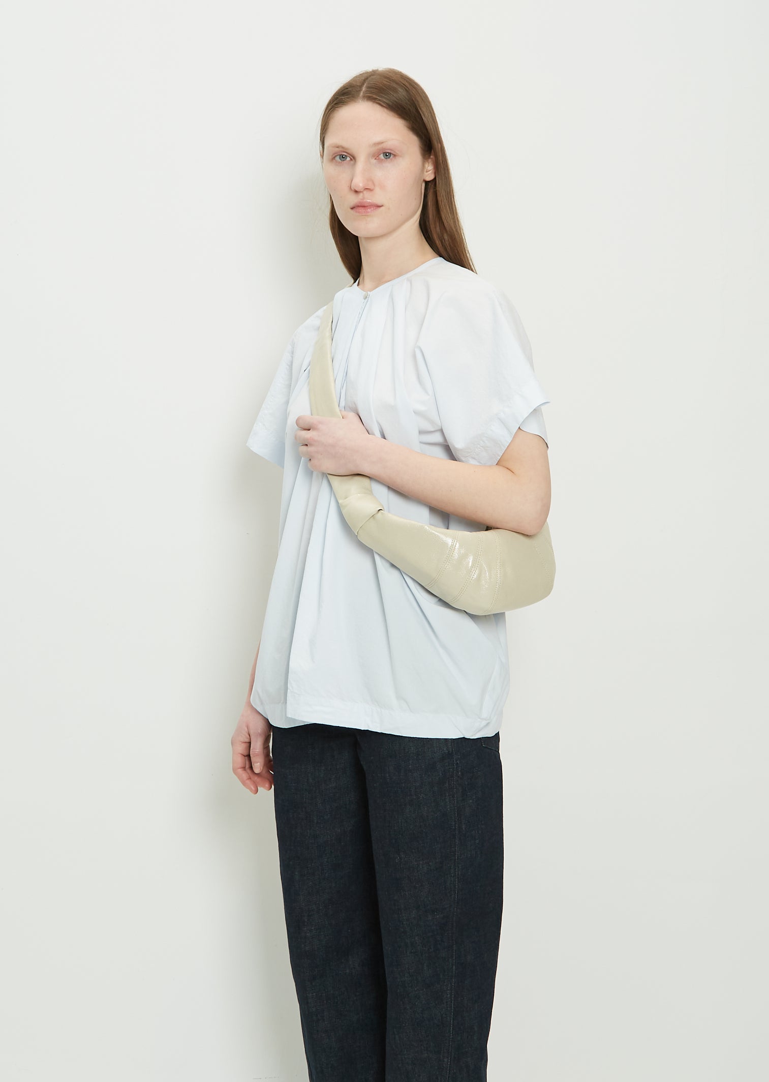 Small Croissant Bag — Dusty Mastic – La Garçonne