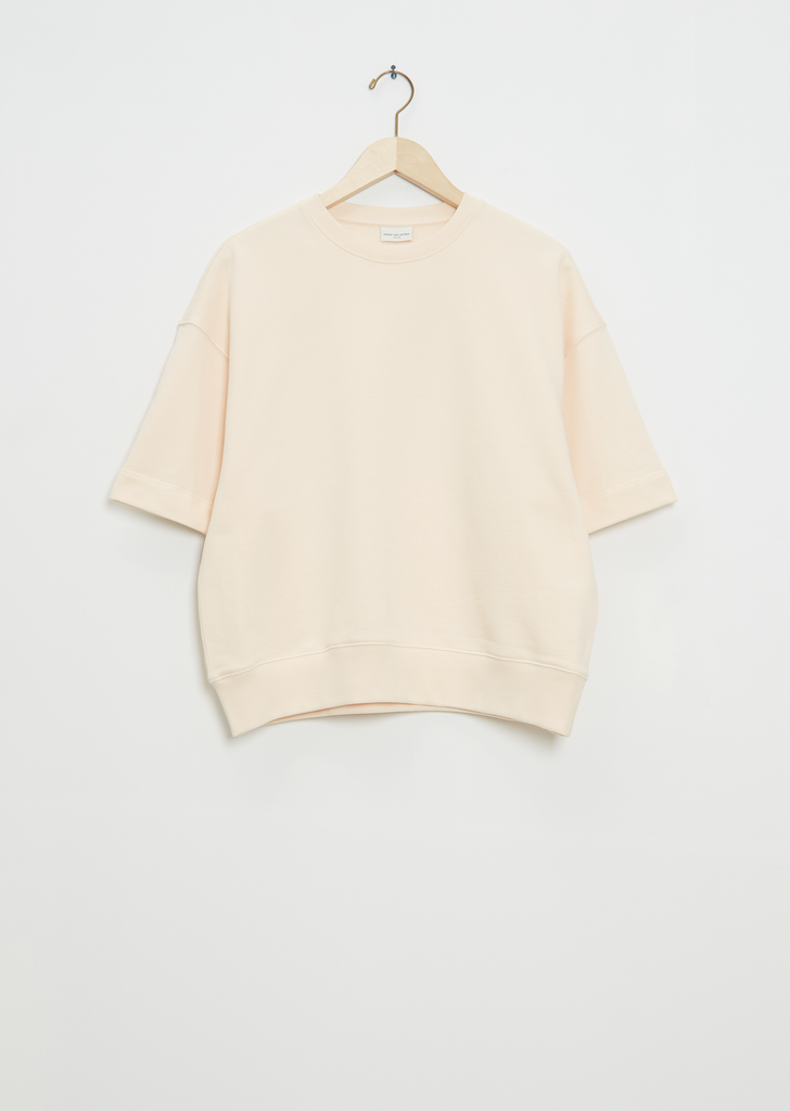 Halovi Cotton Sweater — Pearl