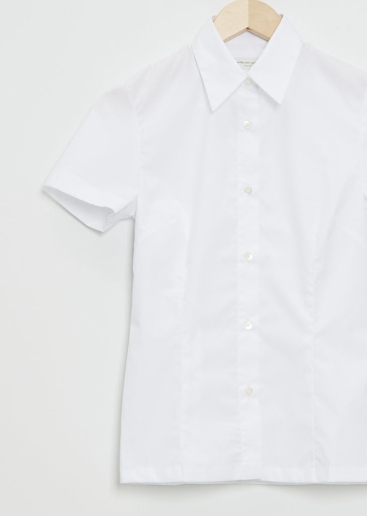 Cloudy Cotton Shirt — White