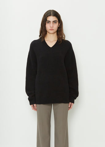 Merino Wool Easy V-Neck Sweater