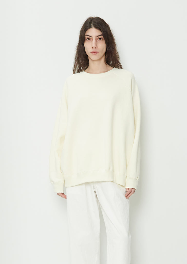 Cotton Wool Sweatshirt — White