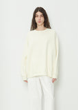 Cotton Wool Sweatshirt — White