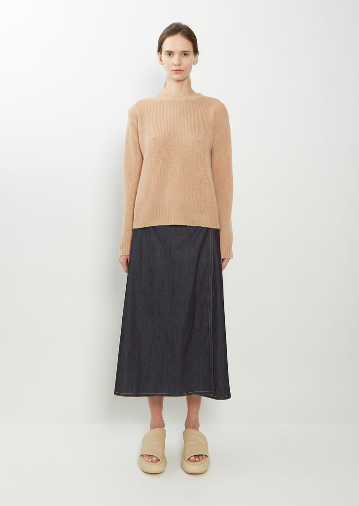 Move C-Neck Cashmere Sweater — Sahara