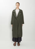Oversized Poly Blend Trench Coat