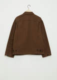 Men's Boxy Cotton Jacket — Brown