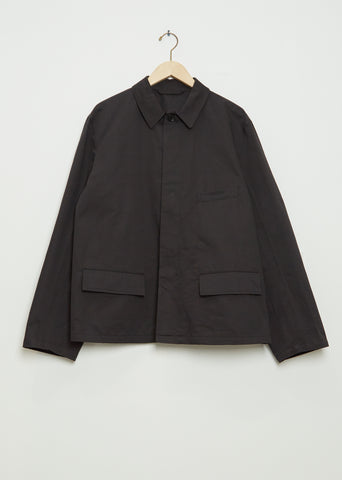 Men's Workwear Cotton Linen Jacket — Squid Ink