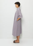 Adria Cotton Dress — Purple