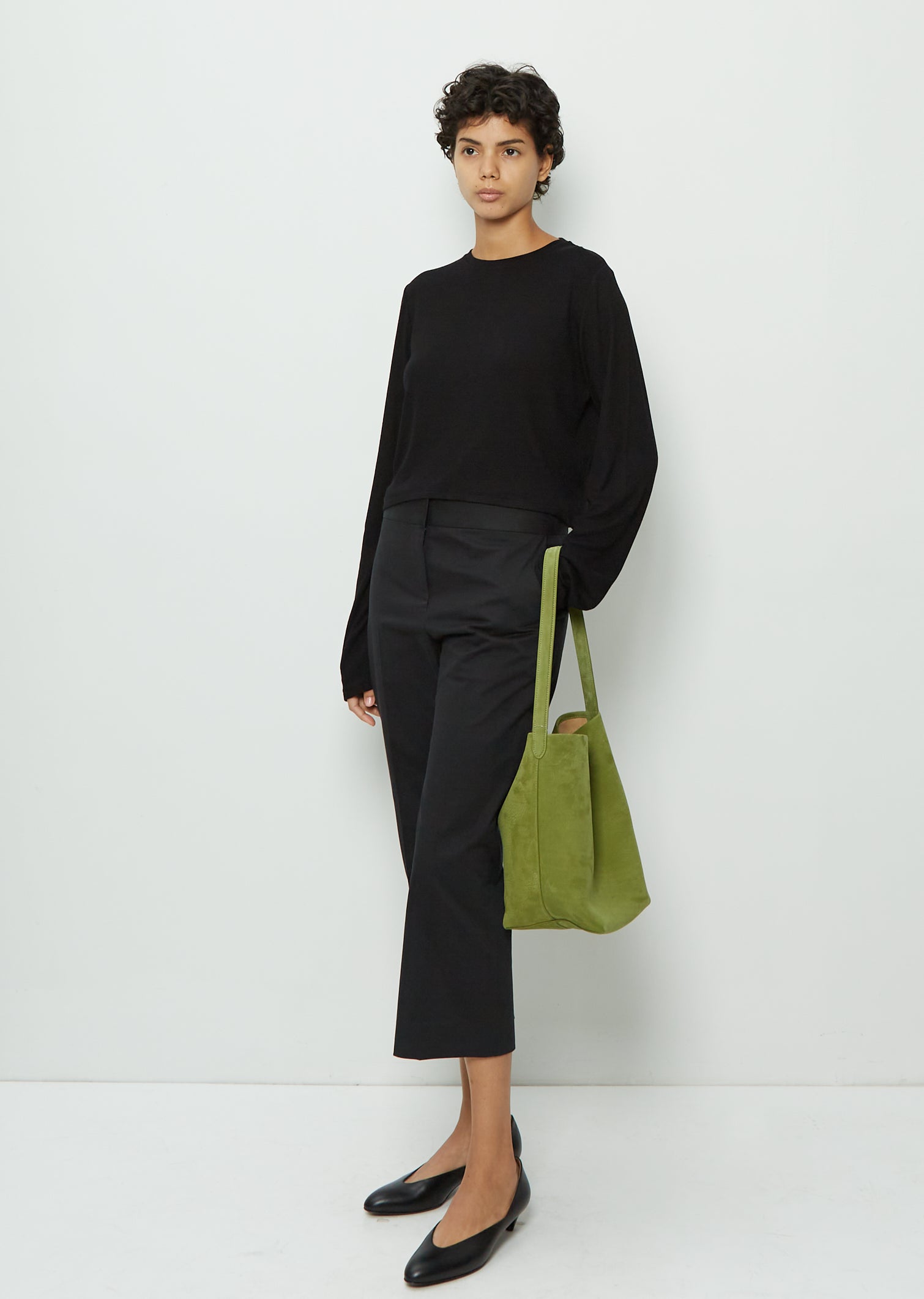 The Row Medium N/s Park Tote in Green