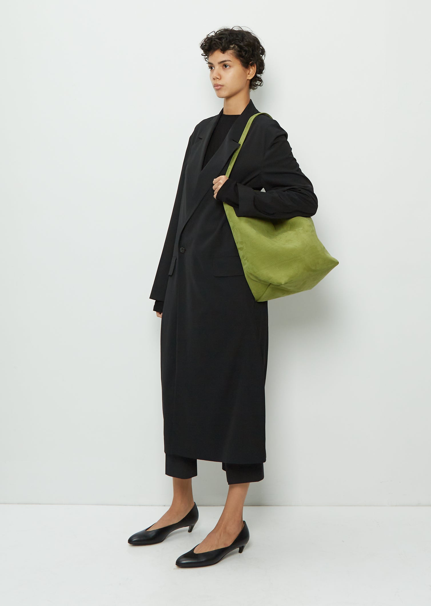 The Row Large Suede Park Tote Bag