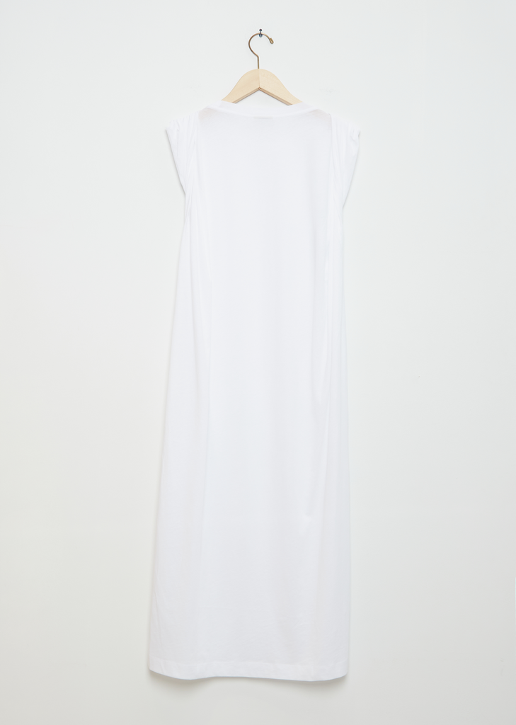 Hatty Long Cotton Dress — White