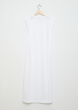 Hatty Long Cotton Dress — White