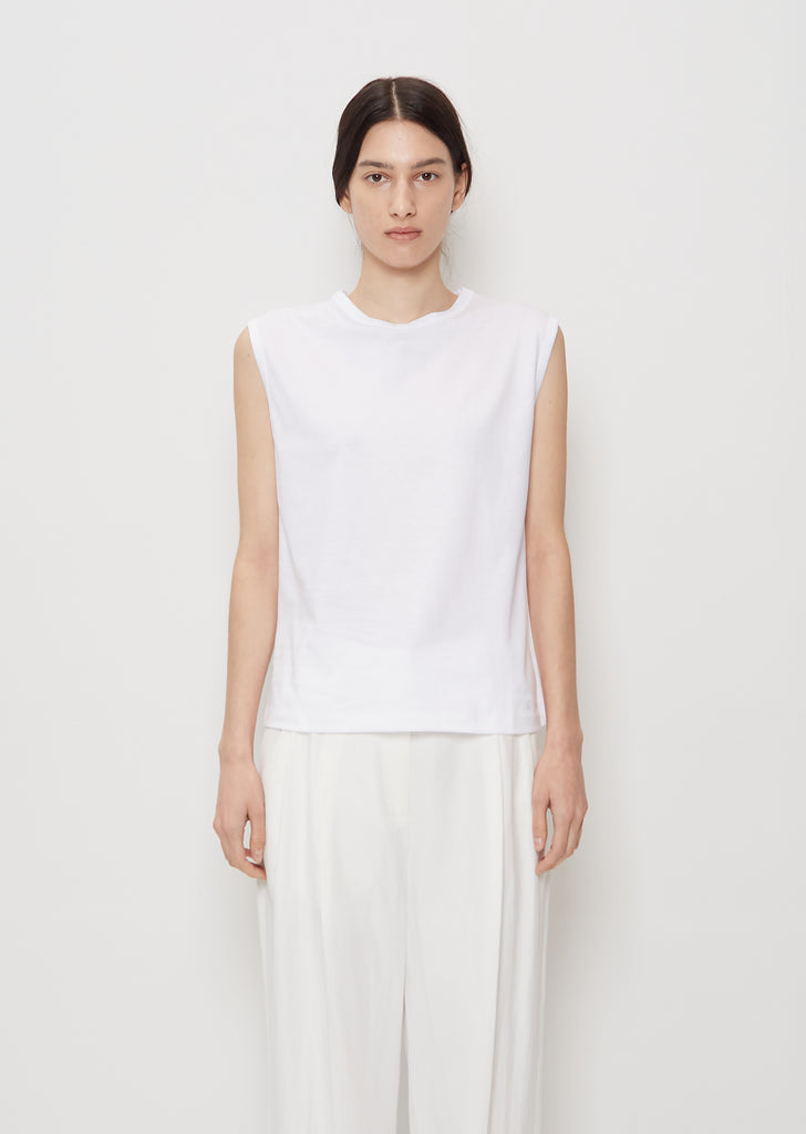 Brani Sleeveless T-Shirt — White