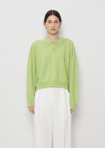 Forana Cashmere Shirt — Apple