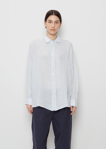 Elma Edit Linen Shirt — Grey